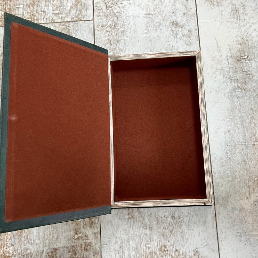 Vintage Green Book Safe/Box